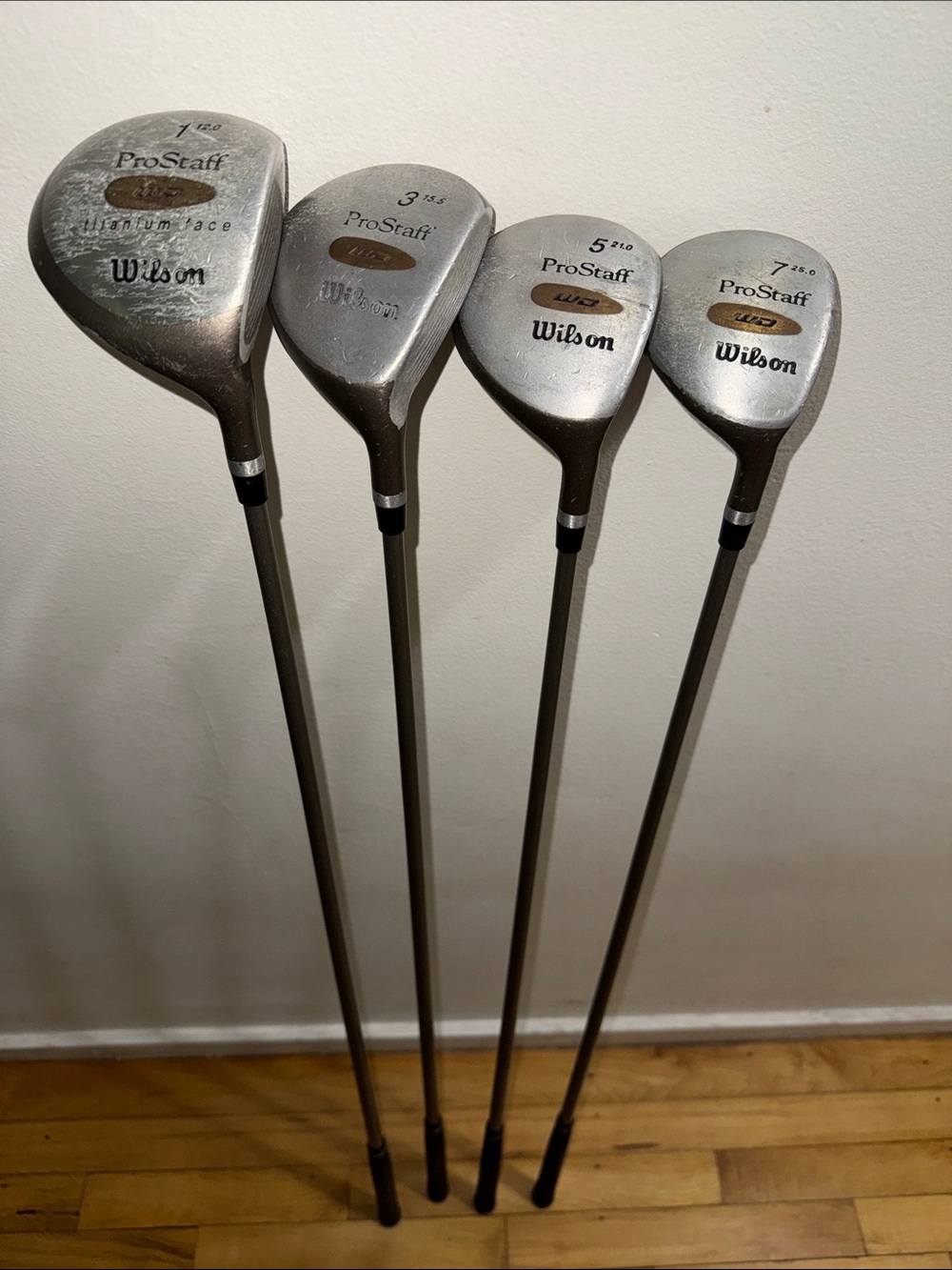 Ladies Wilson Complete ProStaff Silver Golf Club Fairway Wood Set (1, 3, 5, 7)